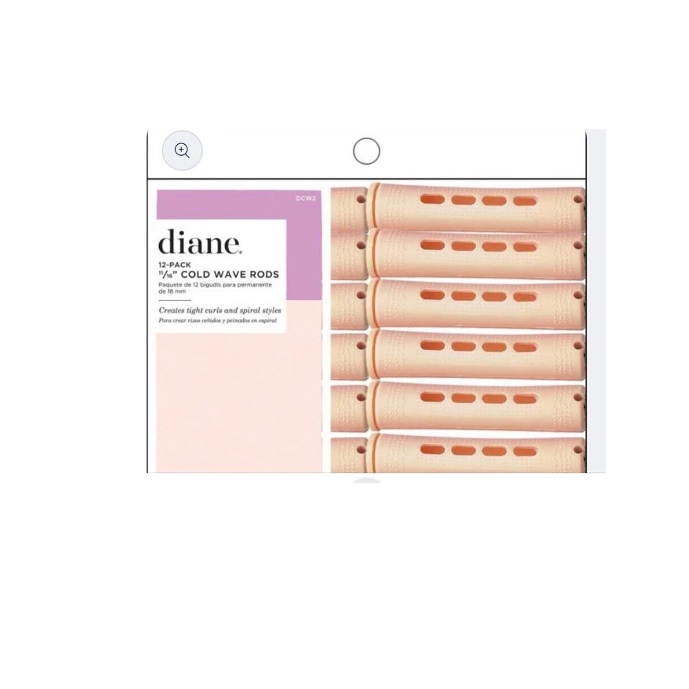 Diane 11/16" Cold Wave Rods Curlers Hair Perm #DCW2