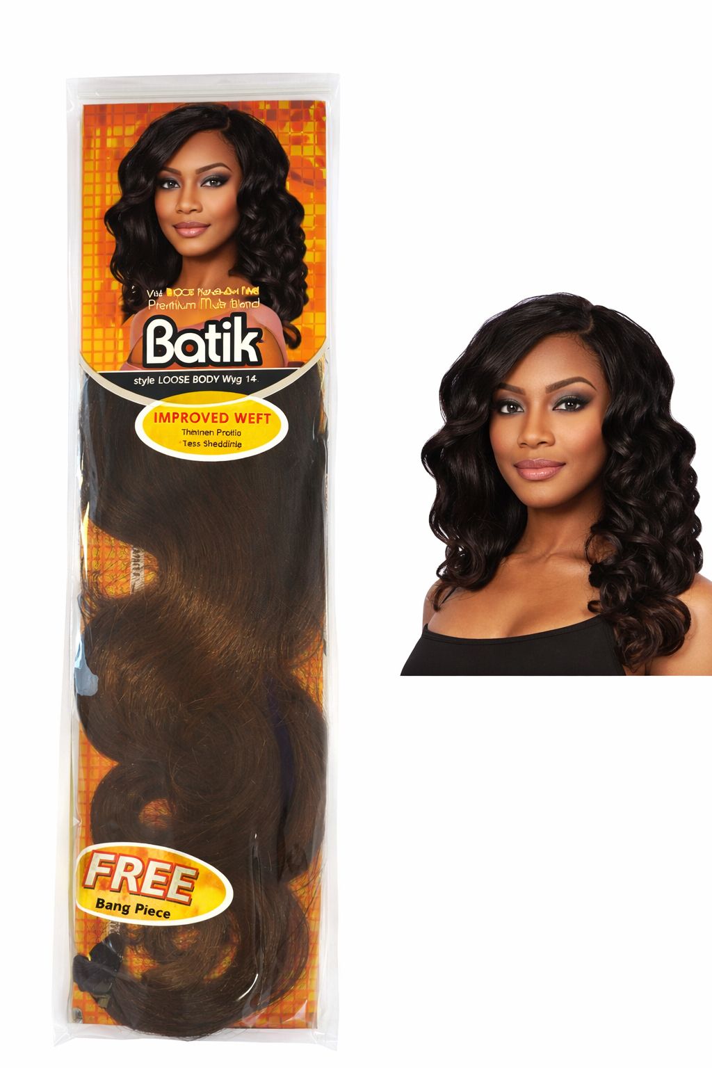 Enstyle BATIK   Loose Deep WVG _14"