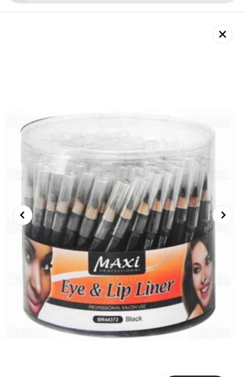 Maxi Eye & Lip Pencil Black