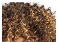 SHORT CUT: 8" Jerry  Curl Miss Origin 3 PC Plus FREE Closure DML273
