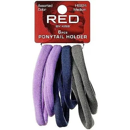Ponytail Holder 6 pcs multicolor