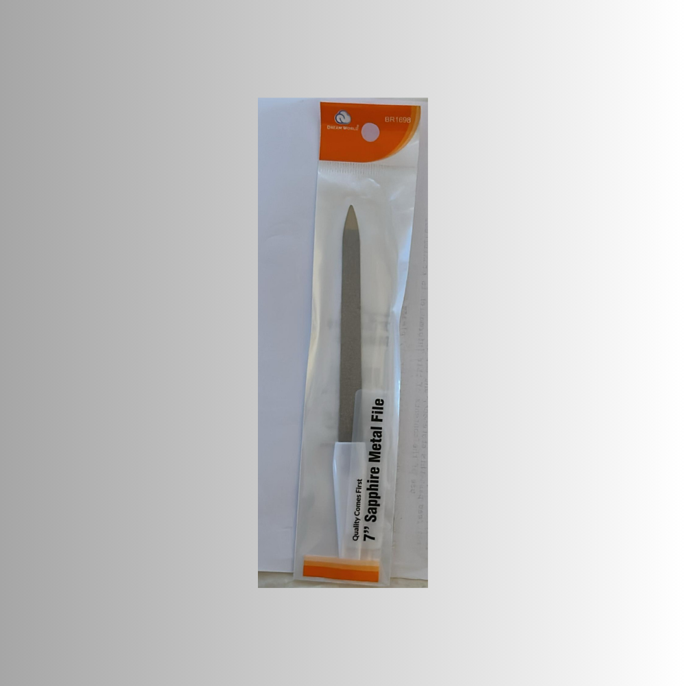 7" sapphire metal file